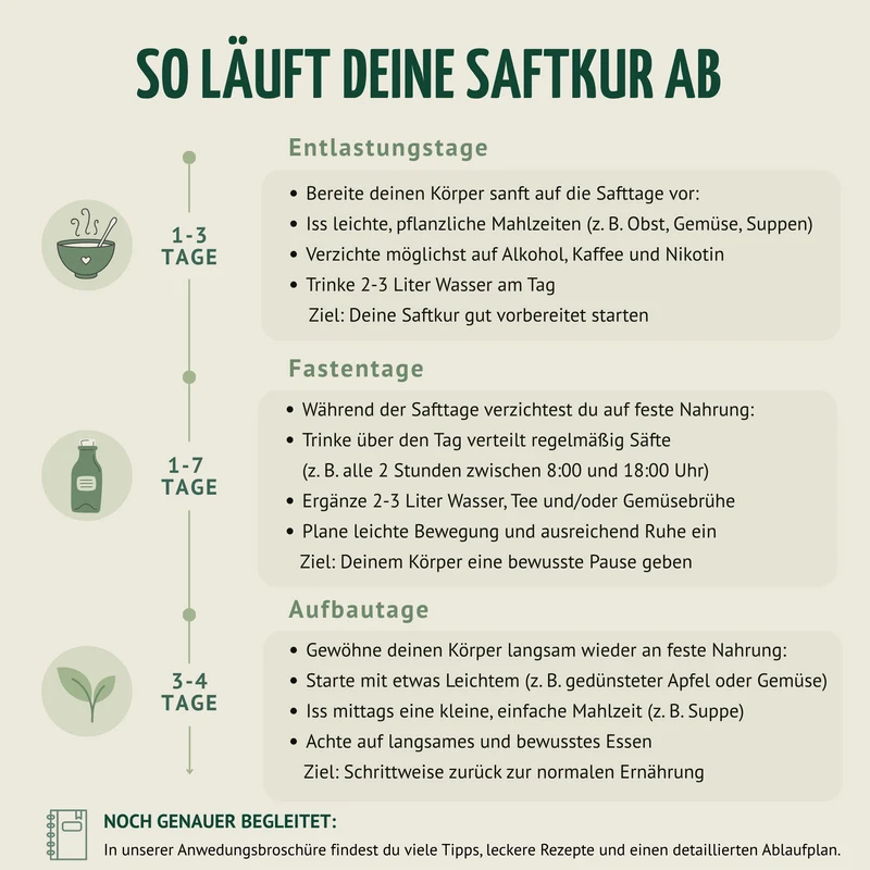 Kräuterwunder Bio Fastenkur 7 Tage (42 Flaschen)