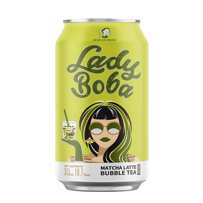 Dame Boba Bubble Tea in der Dose Matcha Latte 315ml