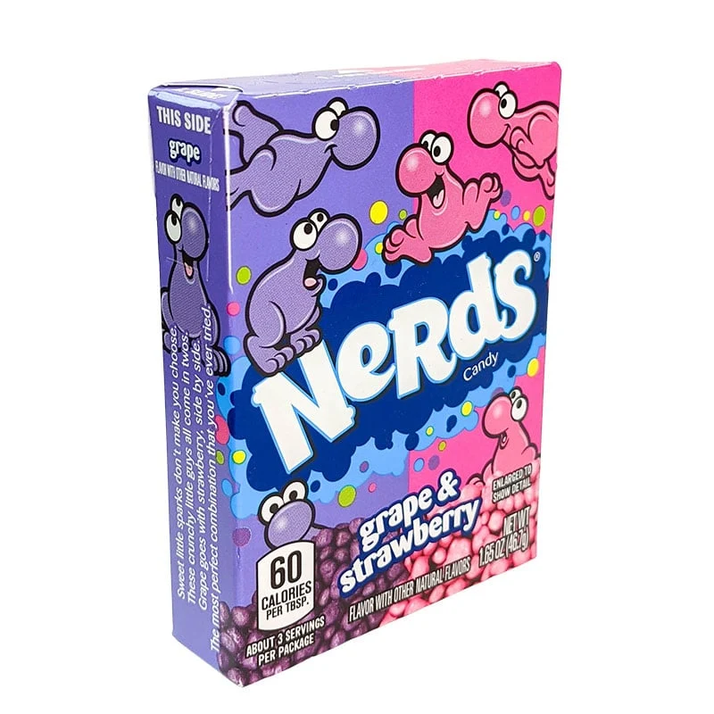 Nerds Süßigkeiten Traube & Erdbeere