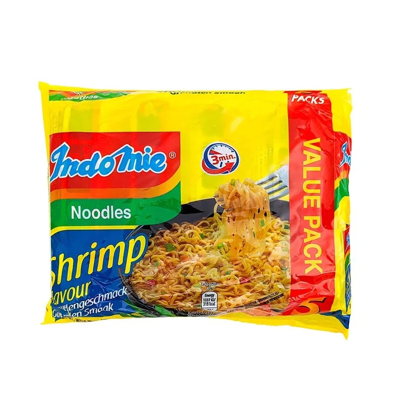 Nudelsuppe Garnelen Indomie 5er-Pack