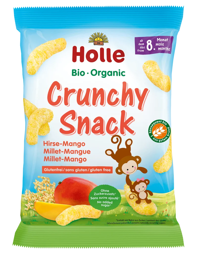Bio Crunchy Snack Hirse Mango (25g)