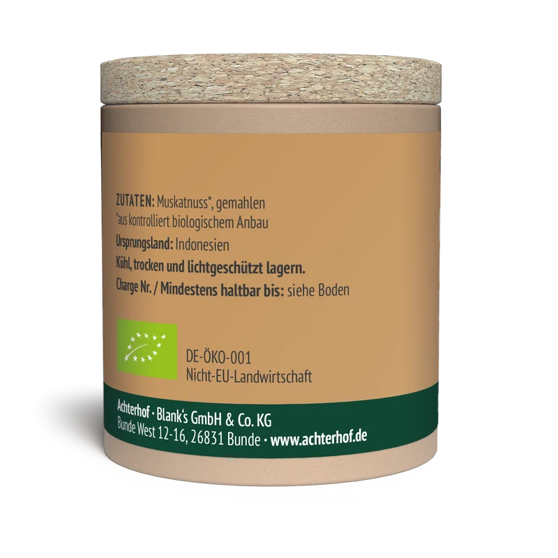 Muskatnuss gemahlen Bio (35g)