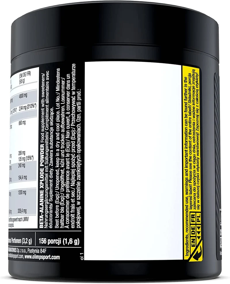 Beta-Alanine Xplode Powder - 250g - Orange
