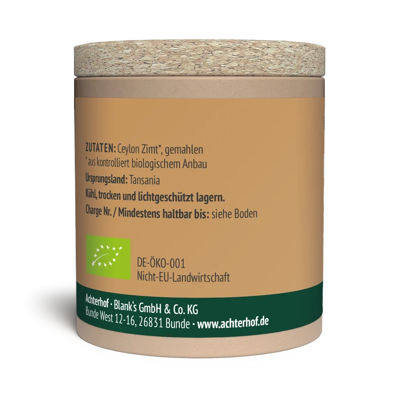 Bio Ceylon Zimt gemahlen (53g)