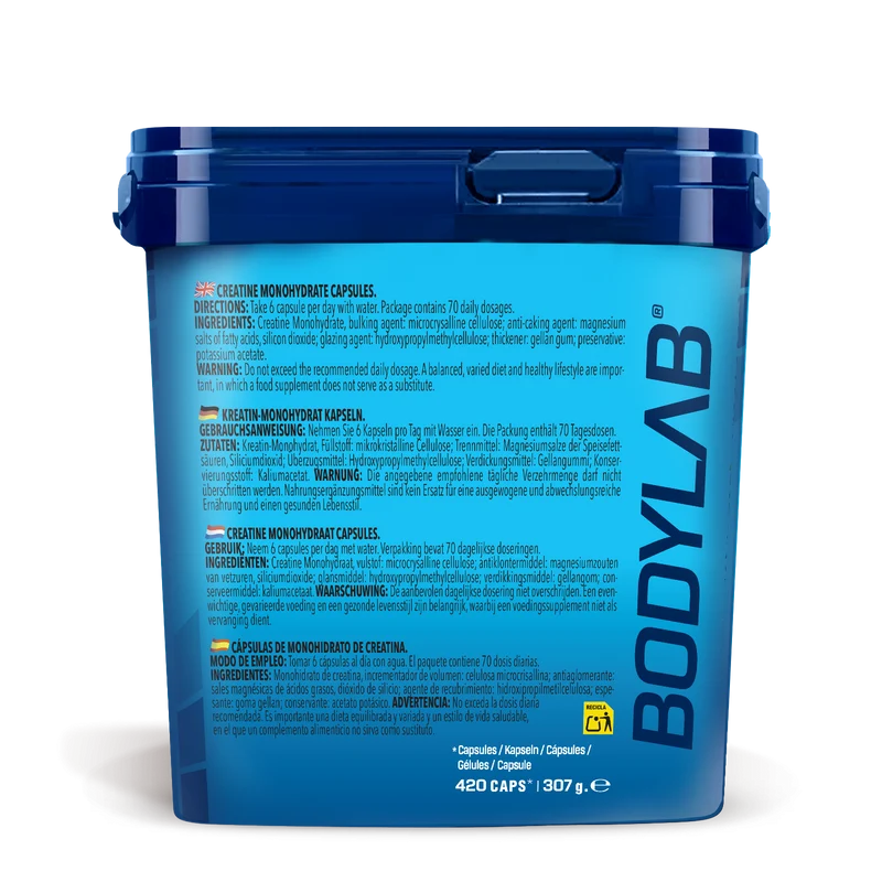 BIG PACK Creatine Monohydrate (420 Kapseln)