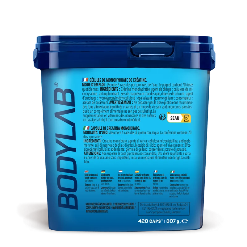 BIG PACK Creatine Monohydrate (420 Kapseln)