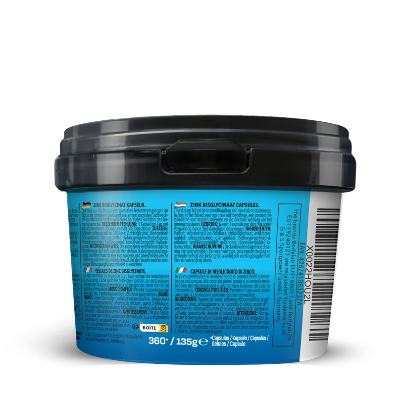 BIG PACK Zinc Bisglycinat (360 Kapseln)
