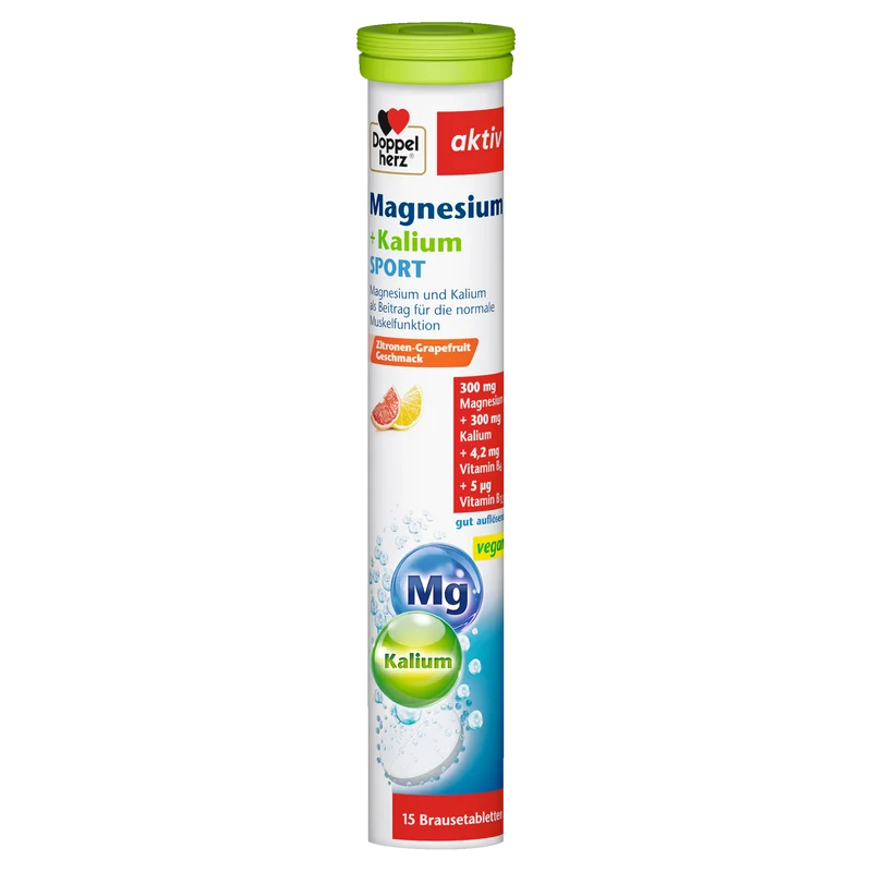 Magnesium + Kalium Sport (15 Brausetabletten)