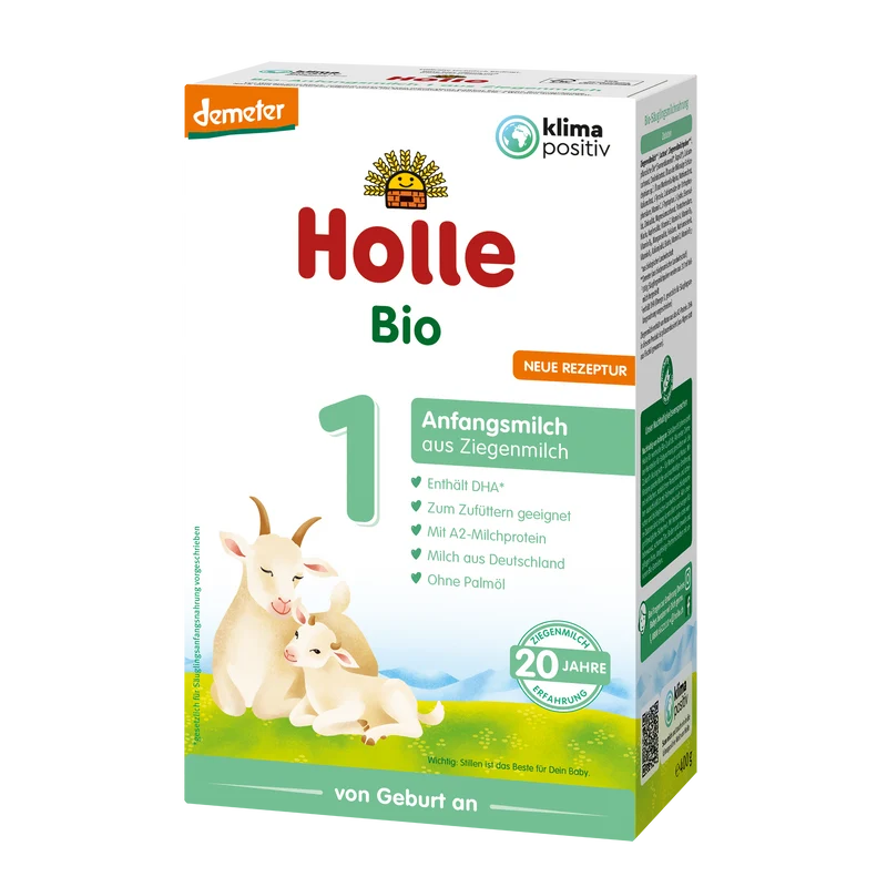 Demeter Anfangsmilch 1 auf Ziegenmilchbasis - 5x400g - von Geburt an