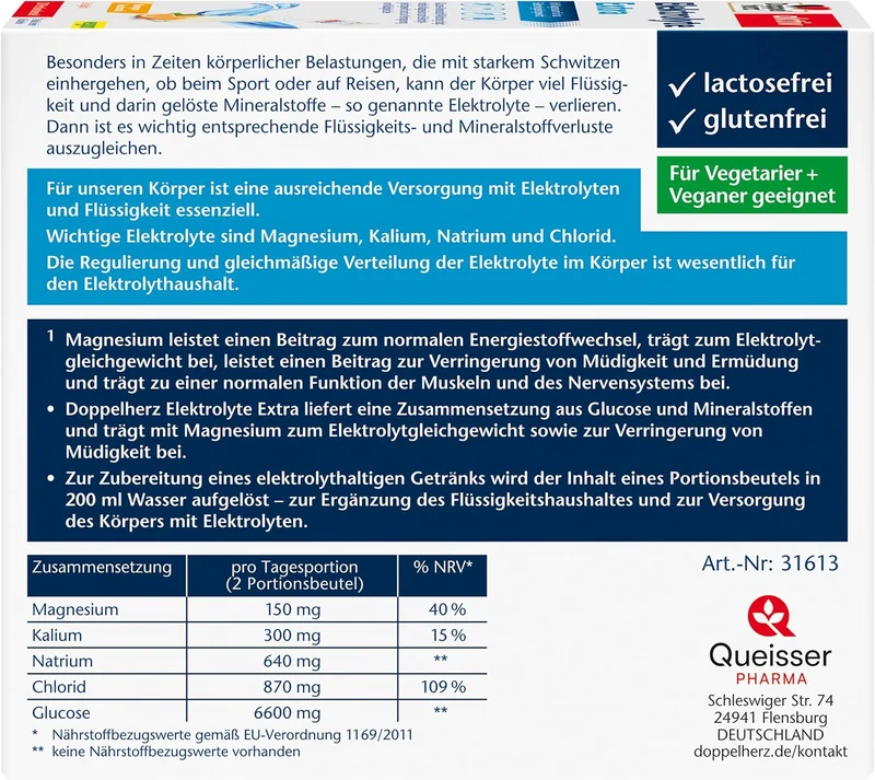 Elektrolyte Extra Direct (20 Portionsbeutel)