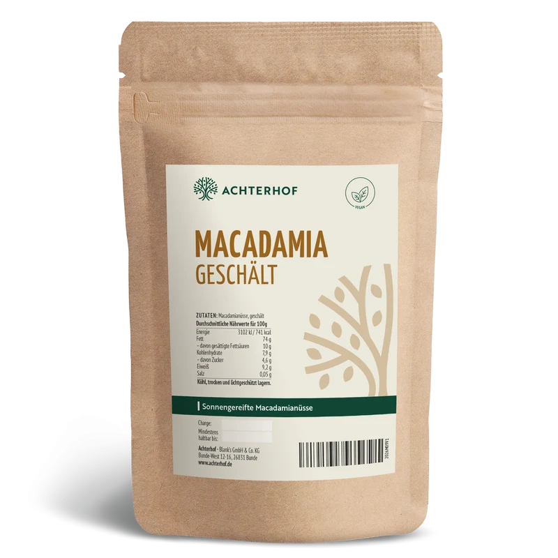 Macadamianüsse geschält (500g)