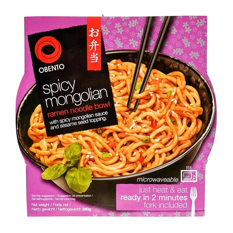 Ramen-Bowl Scharfe Mongolische Nudeln