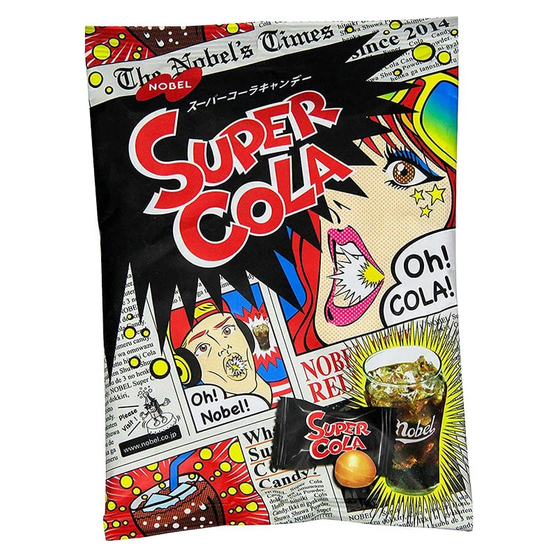 Super Cola saure japanische Cola Bonbons