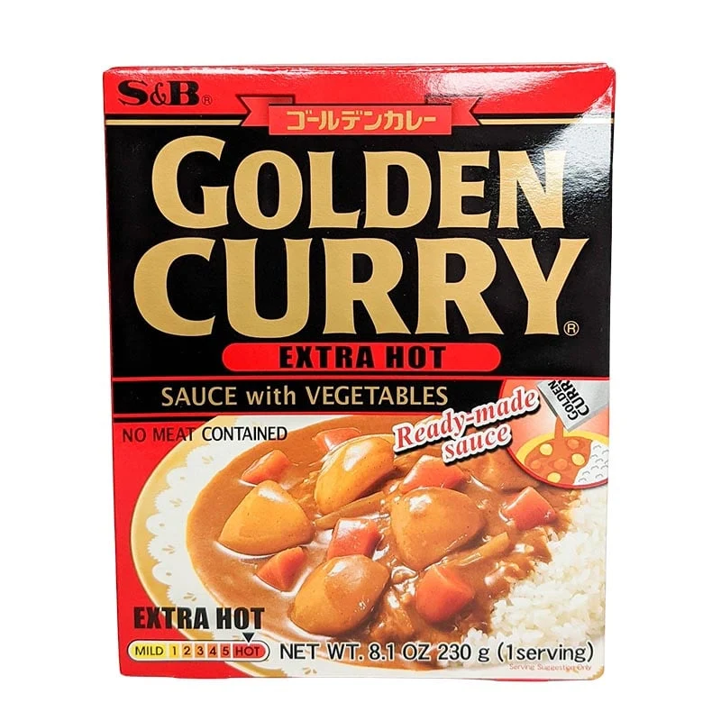 Golden Curry mit Gemüse Extra Scharf 230g