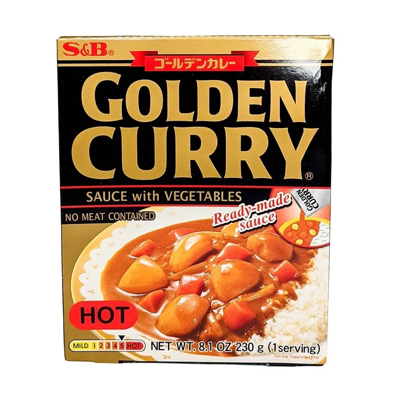 Golden Curry mit Gemüse Scharf 230g