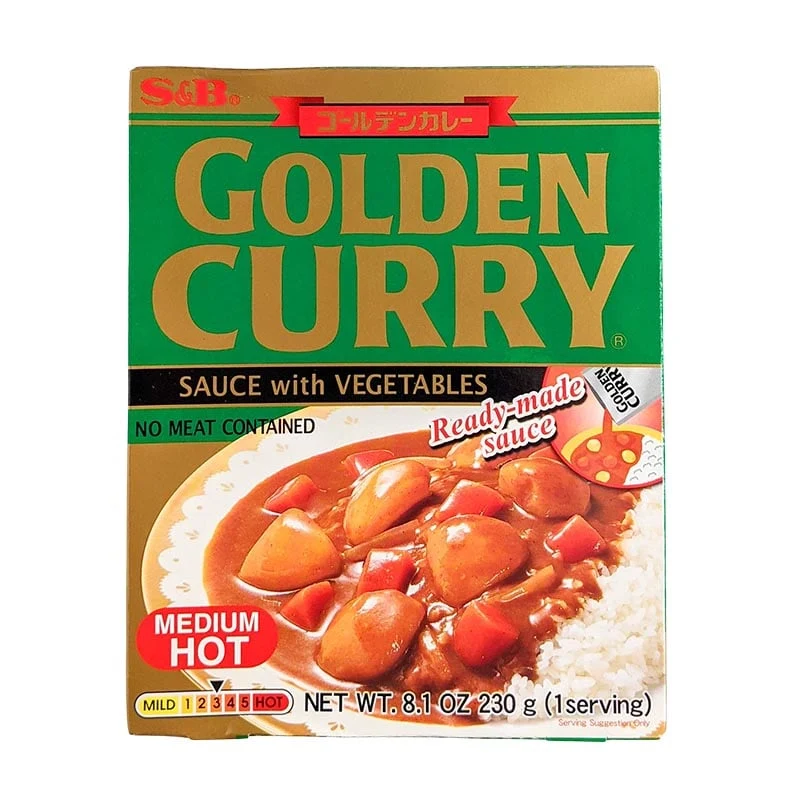 Golden Curry mit Gemüse Mittel 230g