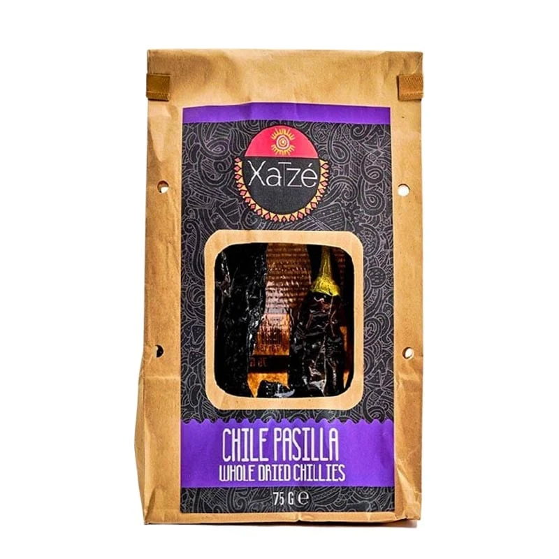 Getrocknete Chili Pasilla 75g