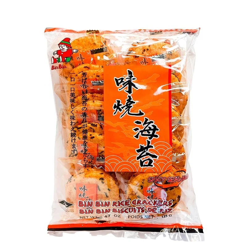 Reiskeks Scharfes Seetang Bin Bin