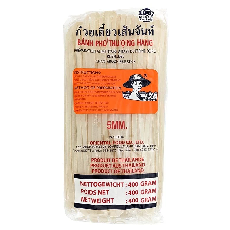 Reisnudeln für Stir-fry 5mm 400g