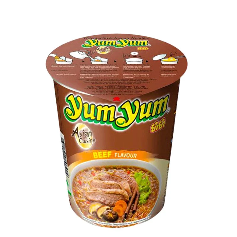 Rindfleisch Nudel-Tasse Yum Yum