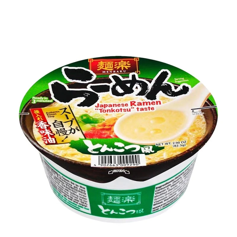 Instant Ramen in Bowl Tonkotsu, japanisch