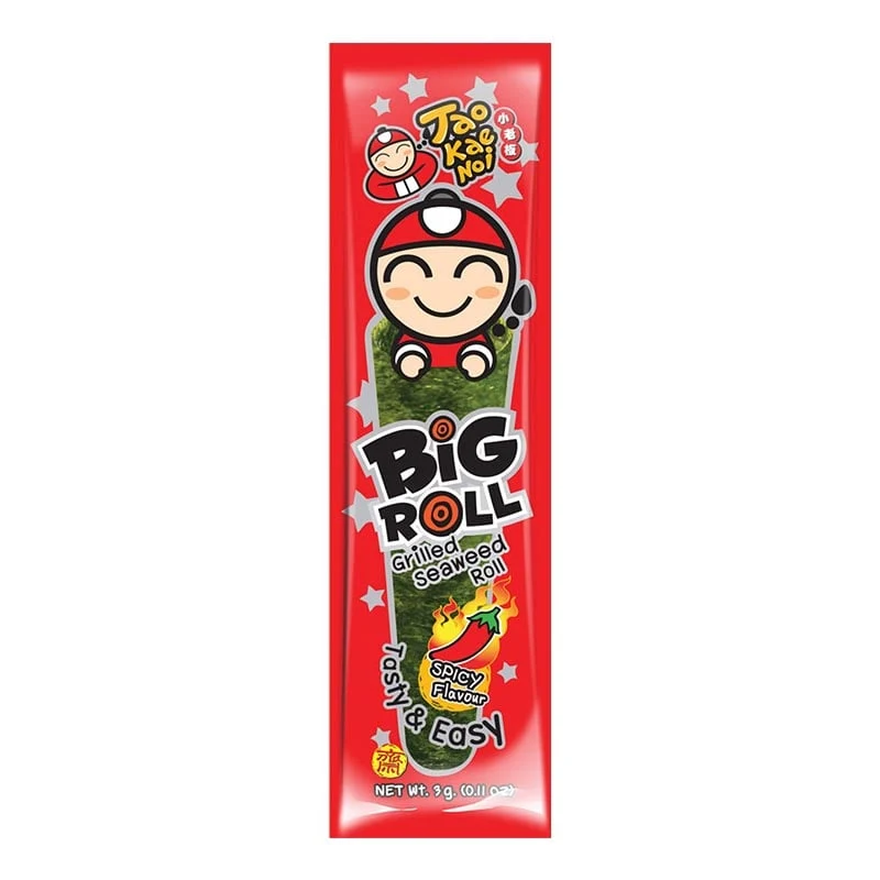 Seetang-Chips Big Roll Hot & Spicy 3g