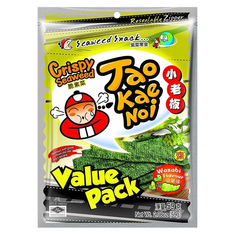 Seetang-Chips Wasabi Großpackung 59g