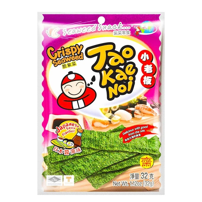 Seetang-Chips Japanische Sojasoße 32g