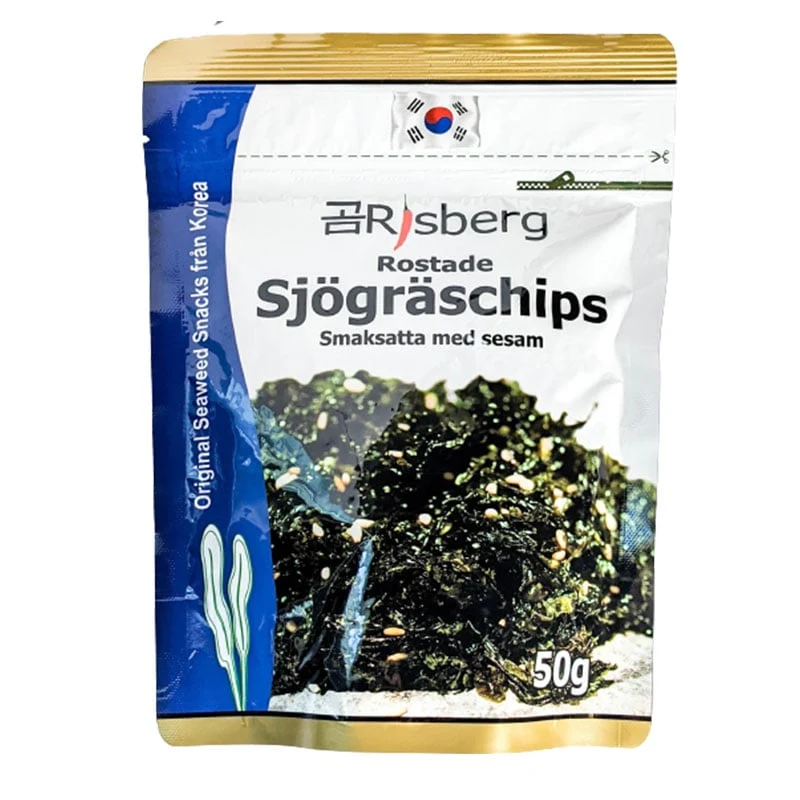 Geröstete Algenchips 50g
