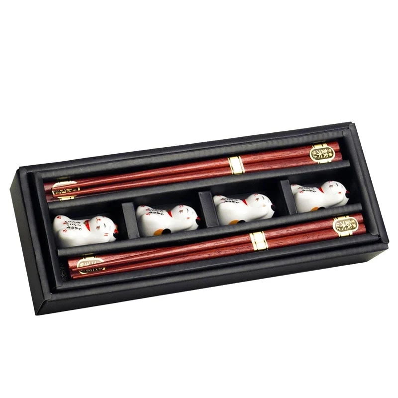 Essstäbchen mit Vilosteinen, Süße Katzen