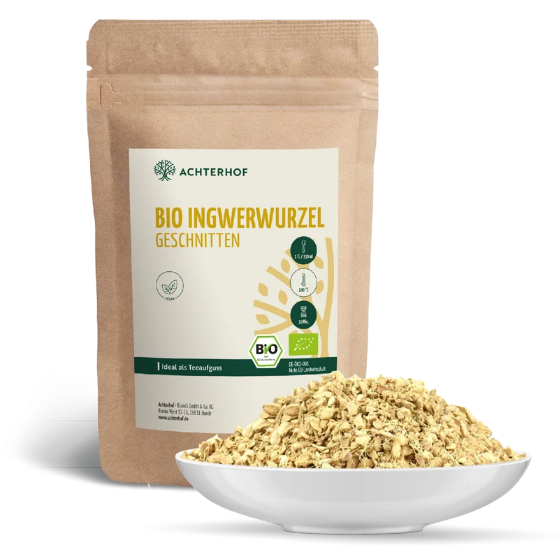 Ingwerwurzel geschnitten Bio (250g)
