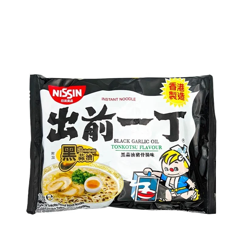 Nissin Demae Schwarzes Knoblauchöl