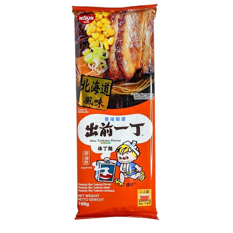 Hokkaido Miso Tonkotsu (2 Portionen) Nissin Instant Ramen