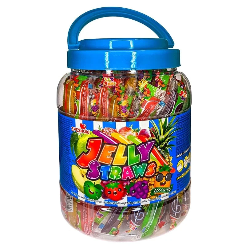 Großes Glas mit Jelly Sticks 1400g