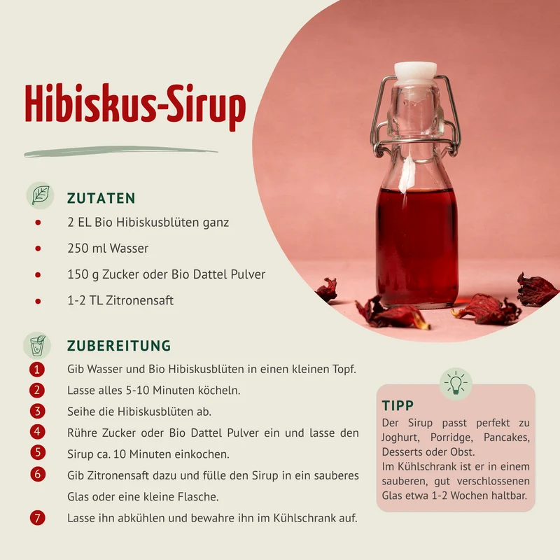 Bio Hibiskusblüten ganz (1000g)