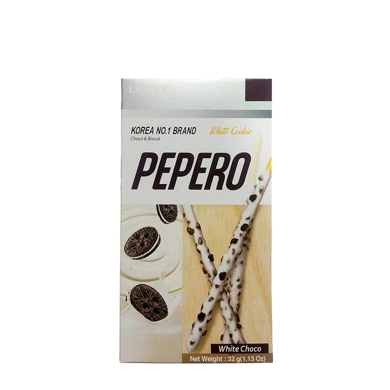 Pepero mit weißer Schokolade & Kekse