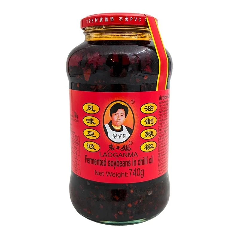 Schwarze Bohnen in Chilisoße, Lao Gan Ma 740g