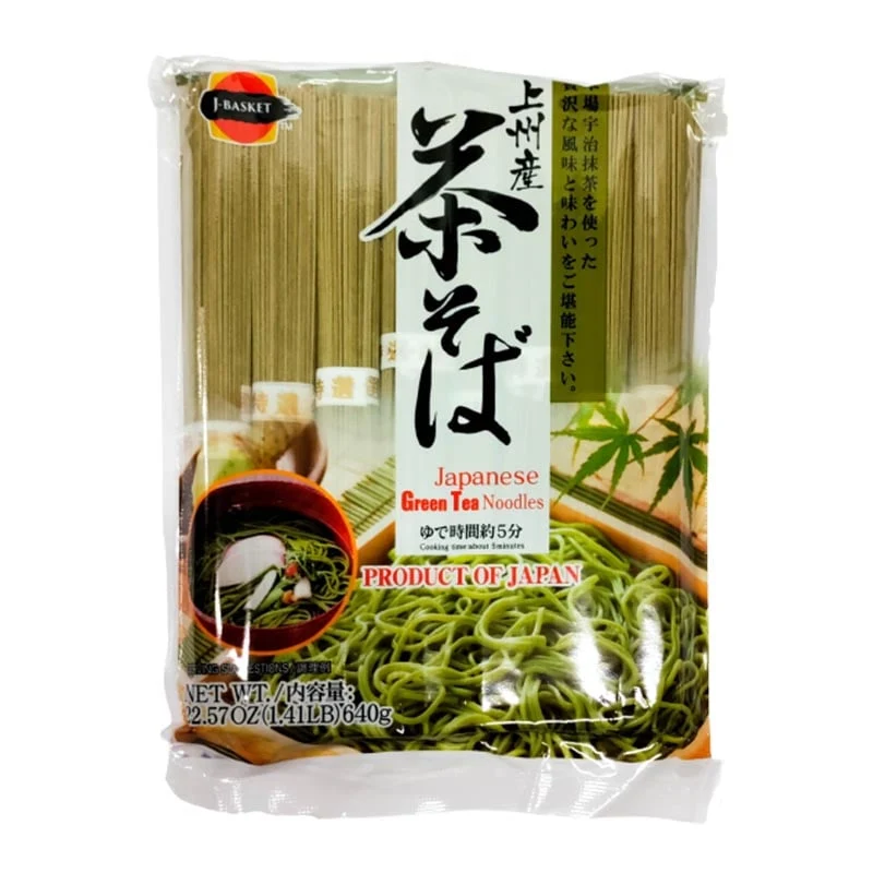 Grüner Tee Nudeln (Joshu Chasoba) 640g