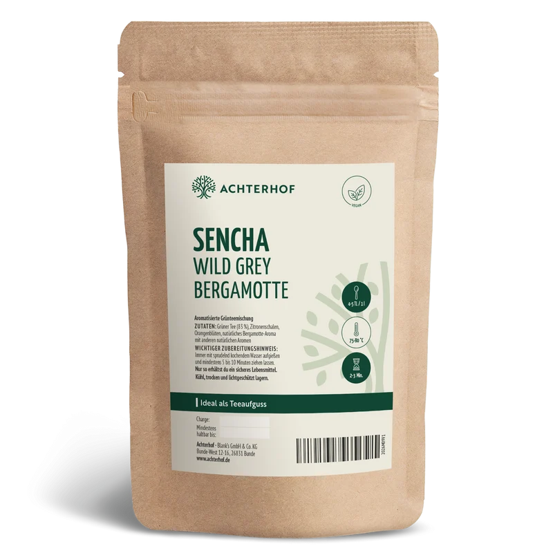 Grüner Tee Sencha Wild Grey Bergamotte (100g)