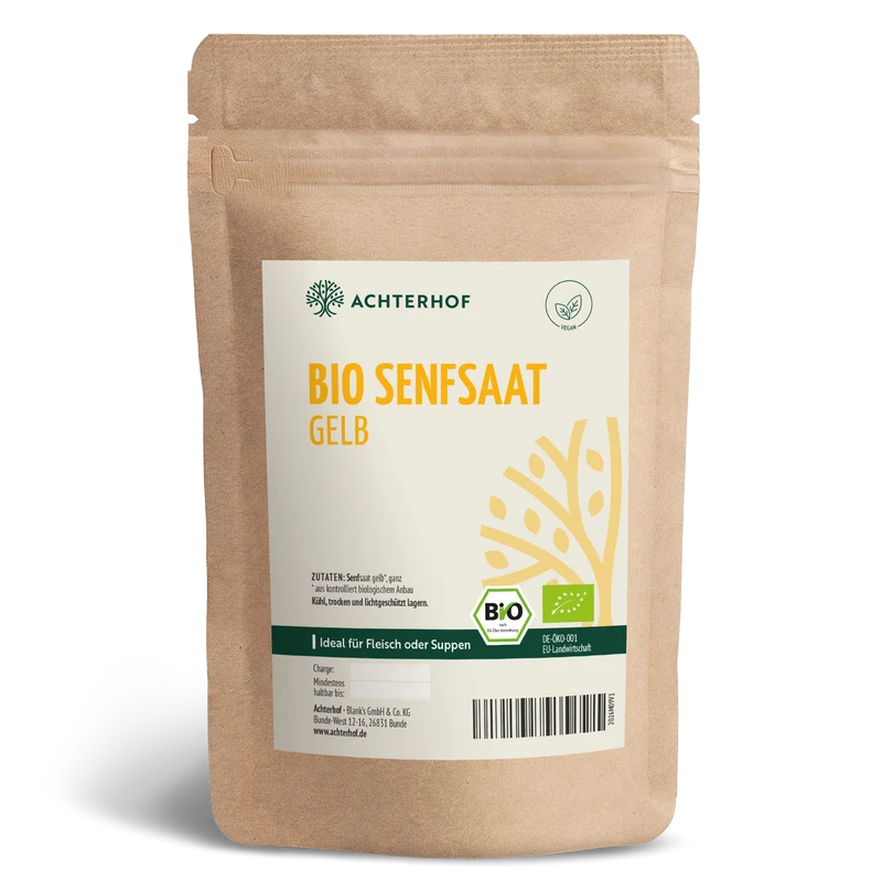 Senfsaat gelb ganz Bio (250g)