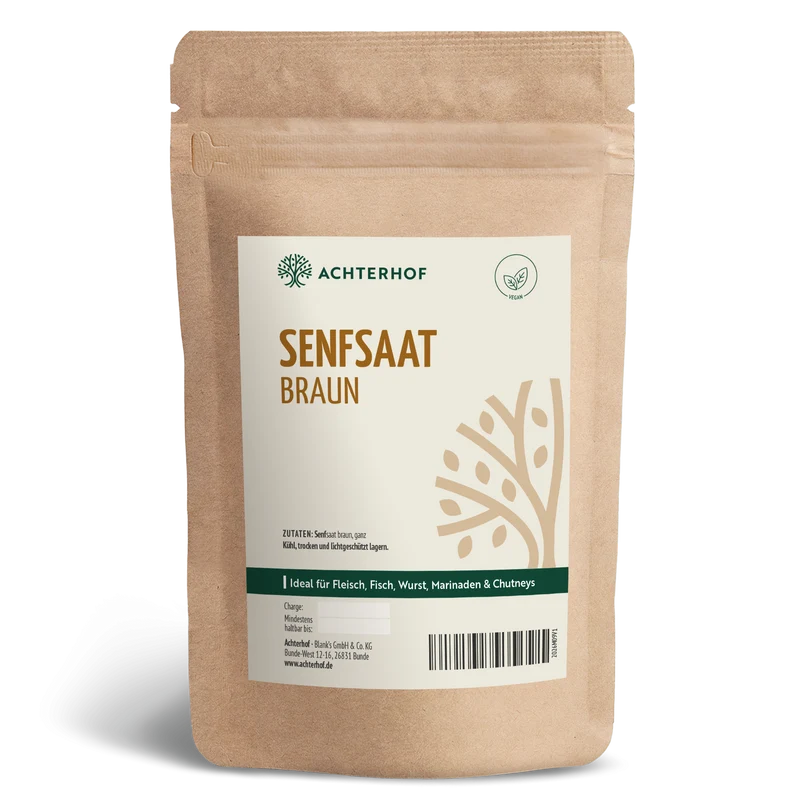 Senfsaat braun ganz (500g)