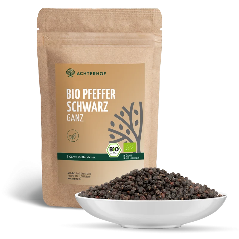 Pfeffer schwarz ganz Bio (100g)