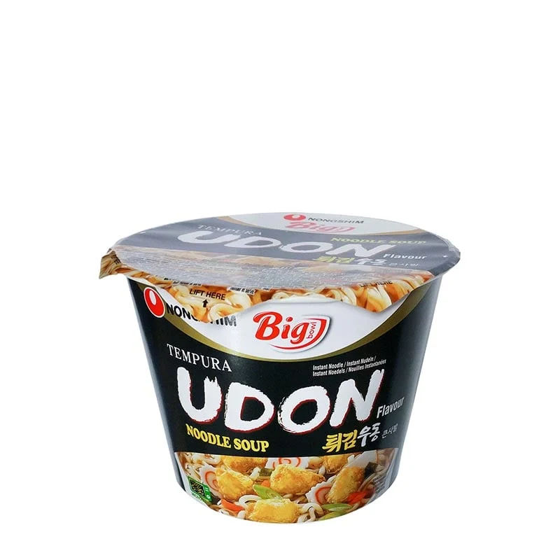 Nudel-Tasse Udon Tempura-Geschmack