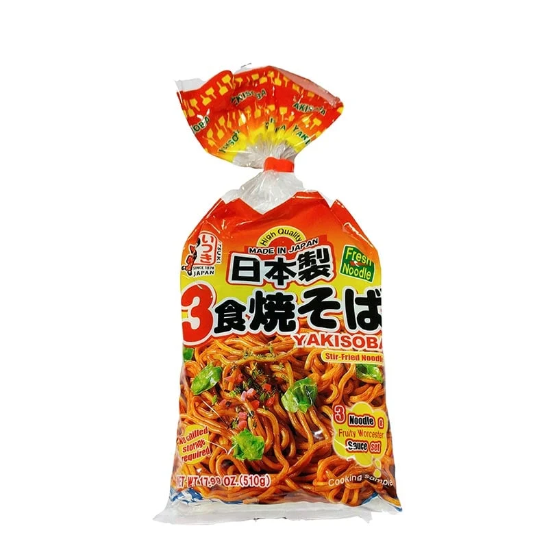 Yakisoba mit klassischer Würzung (3 Portionen) 510g