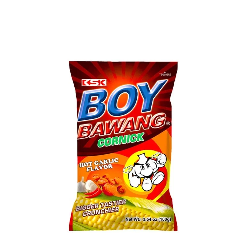 Knuspriger Mais mit Knoblauch und Chili, Boy Bawang