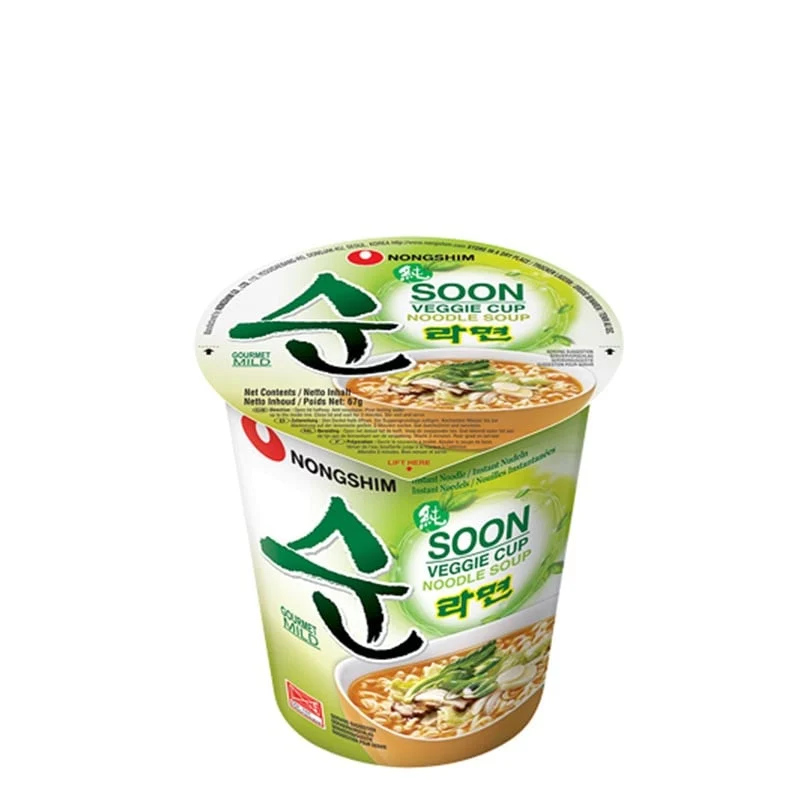 Soon Veggie vegane Nudeln im Becher