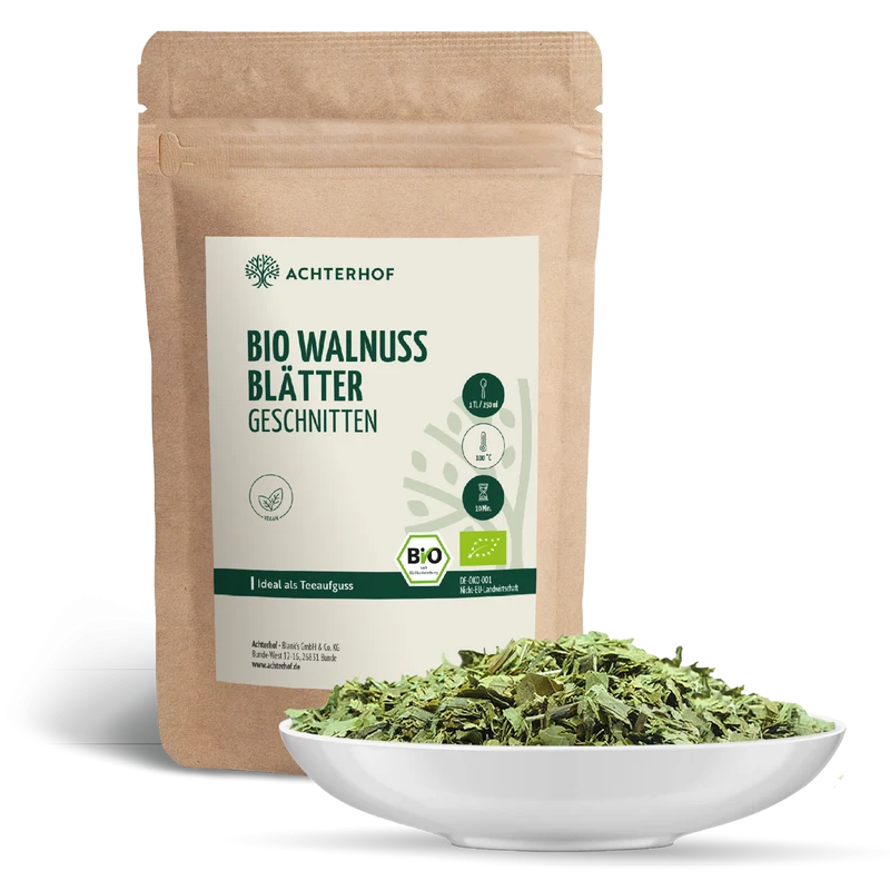 Walnussblätter geschnitten Bio (250g)