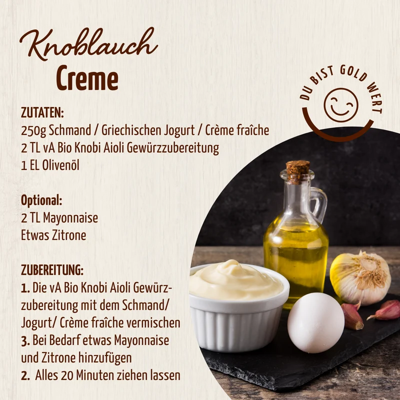 Knobi-Aioli Gewürzzubereitung Bio (100g)