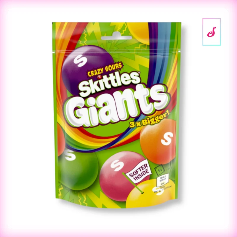 Skittles Giants Crazy Sours
