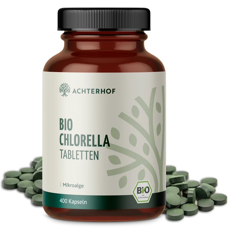 Chlorella Algen Tabletten Bio (400 Tabletten)